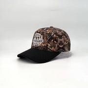 Woodland Camo 'Globe' Snapback